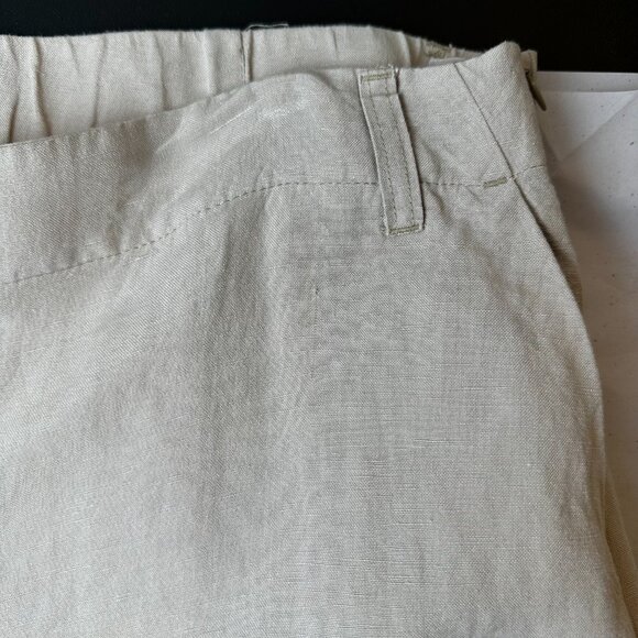 J.Jill Linen Blend Wide Leg Pants Size Large | Lightweight Coastal Grandma Beach - Picture 6 of 10